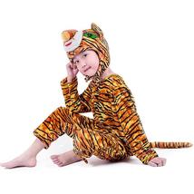 Tiger Pattern Long Cosplay Suit Costume Stage Clothes Holiday Clothes - £24.35 GBP+