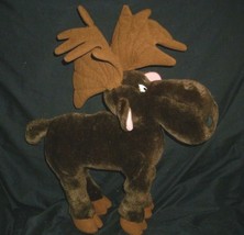 14&quot; Vintage 1983 Dakin Brown Chewie Newgett Moose Stuffed Animal Plush Toy Big - £17.18 GBP