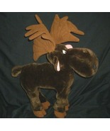 14&quot; VINTAGE 1983 DAKIN BROWN CHEWIE NEWGETT MOOSE STUFFED ANIMAL PLUSH T... - £16.65 GBP