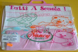 Set Maternelle 3 Pièces Avec Aida (Bavoir,Table Et Sac ) NANCY BABY Art.... - $11.61