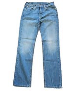 Levi&#39;s 514 Cotton Stretch Jeans Mens Blue Medium Wash Denim 30x32 - £13.97 GBP
