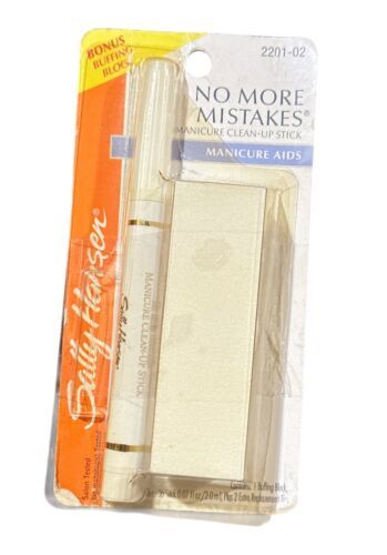 Sally Hansen No More Mistakes Manicure Clean Up Stick With Buffing Block - $18.40