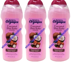 (Lot 3) Body ORGANICS Moisturizing Body Wash Coconut Shea Butter Scented... - $557.31 MXN