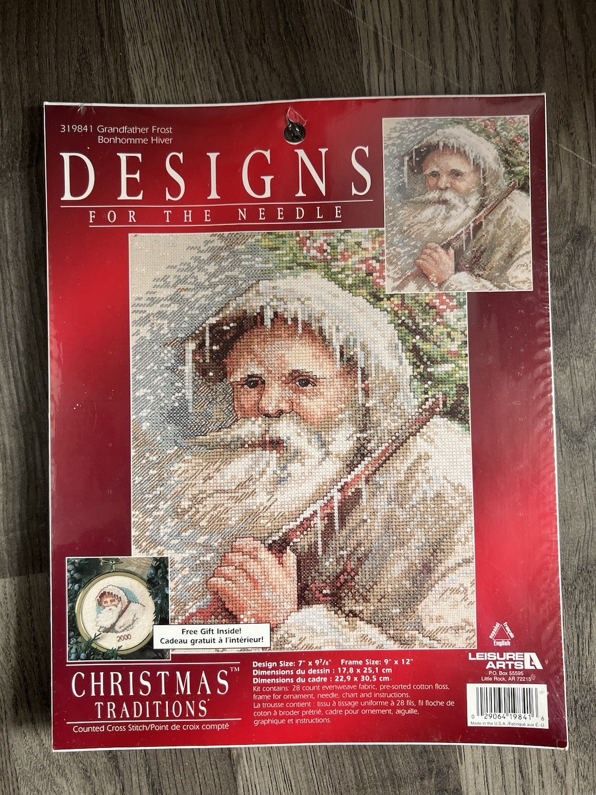 Leisure Arts Cross Stitch KIT #319841, Designs for the Needle Grandfathe... - $16.82