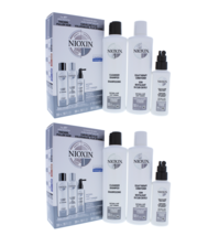 Nioxin 3D Care System Kit 1 (Shampoo, Conditioner, Treatment), (Pack of 2) - £46.38 GBP