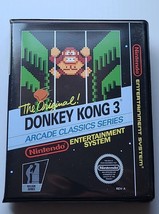 Original Donkey Kong 3 Arcade Classics Series CASE ONLY Nintendo NES 8 bit Box - £9.82 GBP