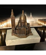 Sacre Coeur Basilica Paris Miniature Souvenir Replica Paperweight Copper... - $37.90 CAD
