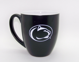 Chicago Cubs MLB Matte Black Bistro Ceramic Coffee Cup Mug 15 oz Blue - £17.13 GBP