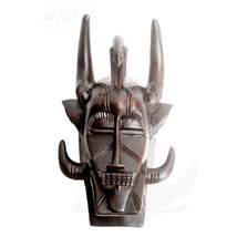 West African Tribal Vintage Ivory Coast Senufo Gondjoh Cubist Mask - £51.11 GBP