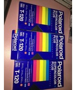 Polaroid Supercolor Plus T-120 Vhs Set Of 3 - €12,90 EUR
