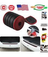 Universal Fit Car Rear Bumper Protector, 41”x3.5” Durable Rubber Accessory - $280.49 MXN