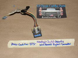 2000 Cadillac Deville DTS DASH HEADLIGHT TRUNK FUEL DOOR SWITCH WIRE CON... - $29.69