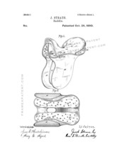 Horse Saddle Patent Print - White - £6.38 GBP+