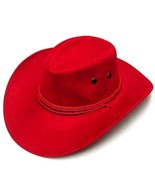 1 RED ROPER COWBOY HAT with rope headband western cowboys wear caps new ... - $17.33 CAD