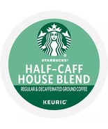 STARBUCKS HALF CAFF HOUSE BLEND MEDIUM ROAST COFFEE KCUPS 20CT - €22,38 EUR