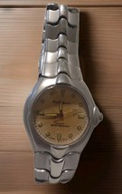 PAUL JARDIN QUARTZ MEN&#39;S WATER RESISTANT ST STEEL WRIST WATCH NEW BATTERY - $326.24 MXN