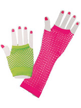 Forum Novelties Fishnet Fingerless Gloves - £26.87 GBP