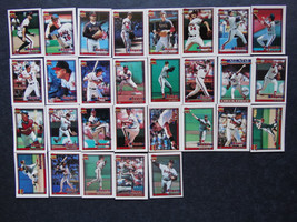 1991 Topps Micro Mini California Angels Team Set of 29 Baseball Cards - £2.35 GBP