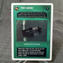 Vader&#39;s Lightsaber - Premiere WB - Star Wars CCG Customizeable Card Game... - £5.56 GBP