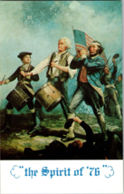 The Spirit of 76 American Revolution Bicentennial Vintage Postcard c1975  (C13) - £4.40 GBP