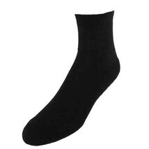 Dr. Scholls 1 PAIR Diabetes Circulatory Ankle Socks size 7 - 12  Black T... - $10.29
