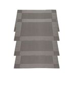Place Mats United Office 4 pcs Table Place Mats Gray - $6.92