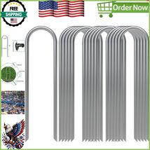 Versatile 6&quot; Galvanized Lawn U Pins for Drip Irrigation, Pet Fences, and... - $455.80 MXN