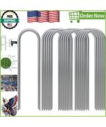 Versatile 6&quot; Galvanized Lawn U Pins for Drip Irrigation, Pet Fences, and... - $34.53 CAD