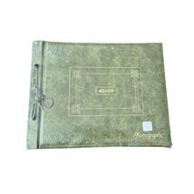 VTG Photo Scrapbook Album No Springfield 892 Padded Leatherette Black Pa... - $15.83