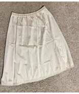 Vintage Montgomery Wards Half slip Off White small 22&quot; Long - $16.42 CAD