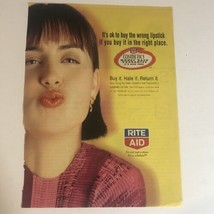 1998 Rite Aid Print Ad Advertisement Vintage Pa2 - £4.68 GBP