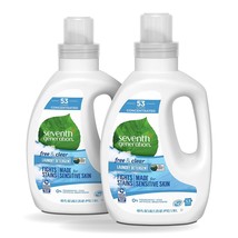 Seventh Generation Concentrated Laundry Detergent, Free &amp; Clear, 40oz. (... - £29.56 GBP