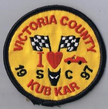 Scouts Canada Patch Kub Kar Rally 1997 Victoria County - $4.94