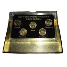 19999 Commemorative Quarters- Gold Edition - £45.16 GBP