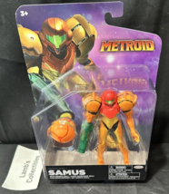 Metroid Prime 2 • SAMUS Aran • 5&quot; Action Figure with Morph Ball accessory toy - £38.12 GBP