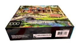 Pine Cabin 1000 piece jigsaw puzzle by Spinmaster 20" x 27" image 3