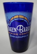 Oaken Barrel Brewing 2000 Collector&#39;s Blue Pint Beer Glass Indianapolis U94 - £7.17 GBP