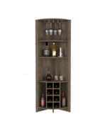 Corner Bar Cabinet Castle, Living Room, Dark Brown - $7,694.94 MXN
