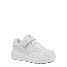 AND1 Little Girl &amp; Big Girl Low Platform Court Sneaker Size 5 Color White - $21.77