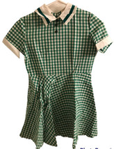 Vintage 60&#39;s 70&#39;s Girls lot of 3 Dress Size 8 and 10-Green Stripes Retro... - £35.03 GBP