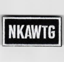 2&quot; AIR FORCE FLIGHT SUIT SLEEVE NKAWTG BLACK AND WHITE EMBROIDERED PATCH - £31.49 GBP