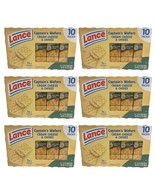 Lance Sandwich Crackers Captain&#39;s Wafers Cream Cheese Chives 6 Boxes Of ... - $20.81 CAD