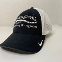 Black Strap Inc Hat De-Icing &amp; Logistics Neligh, NE Cap Nike Black White... - $5.58