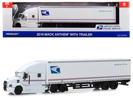 2019 Mack Anthem 18 Wheeler Tractor-Trailer &quot;USPS&quot; (United States Postal... - £36.64 GBP