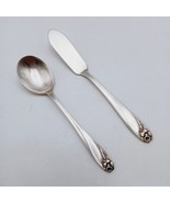 IS Daffodil Set of 2 Butter Knife &amp; Sugar Spoon 1847 Rogers Silverplate ... - $760.08 MXN