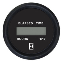 Faria Euro Black 2&quot; Digital Hourmeter Gauge [12835] - £37.42 GBP