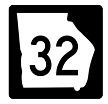 Georgia State Route 32 Sticker R3581 Highway Sign - $1.45+