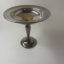 Vintage Gorham Silverplate Compote Pedestal BonBon Candy Bowl #YC3040 - £14.97 GBP