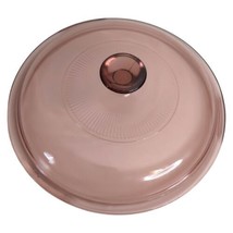 Vintage Corning Ware Visions Cranberry V-1.5-C Pyrex Glass Replacement Lid 7 1/4 - £6.71 GBP