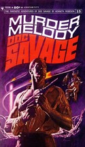 Paperback Cover Poster - DOC SAVAGE - Murder Melody (1967) Canvas Art 14&quot;x24&quot; - £19.82 GBP